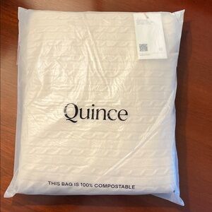 NWT Quince cable knit cashmere throw